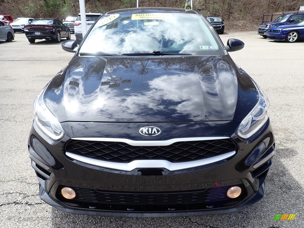 2019 Forte LXS - Aurora Black Pearl / Black photo #8