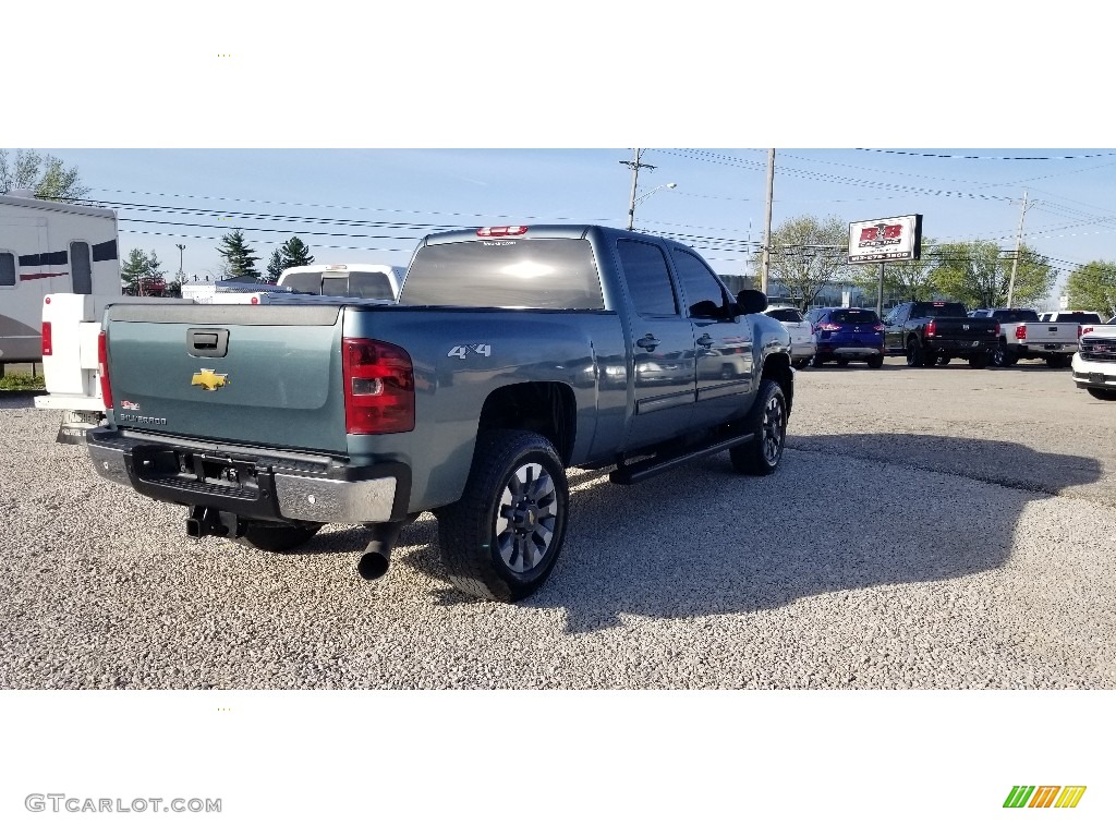 2013 Silverado 2500HD LTZ Crew Cab 4x4 - Blue Granite Metallic / Ebony photo #5