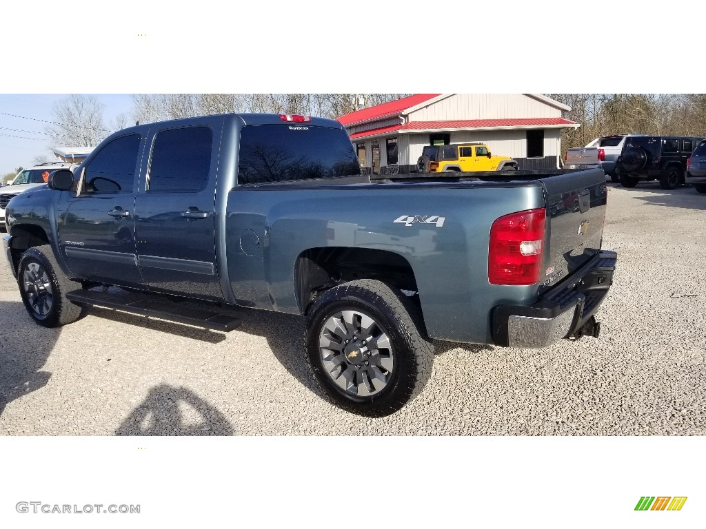 2013 Silverado 2500HD LTZ Crew Cab 4x4 - Blue Granite Metallic / Ebony photo #7