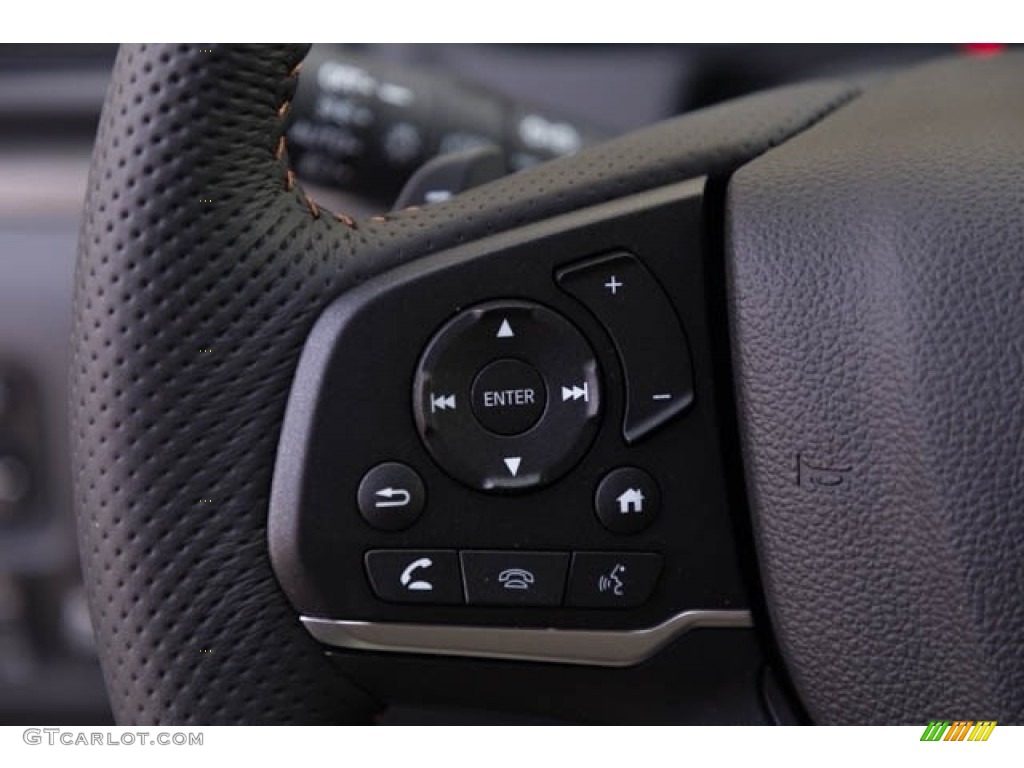 2022 Honda Pilot TrailSport AWD Black Steering Wheel Photo #144097706