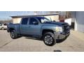 2013 Blue Granite Metallic Chevrolet Silverado 2500HD LTZ Crew Cab 4x4  photo #26