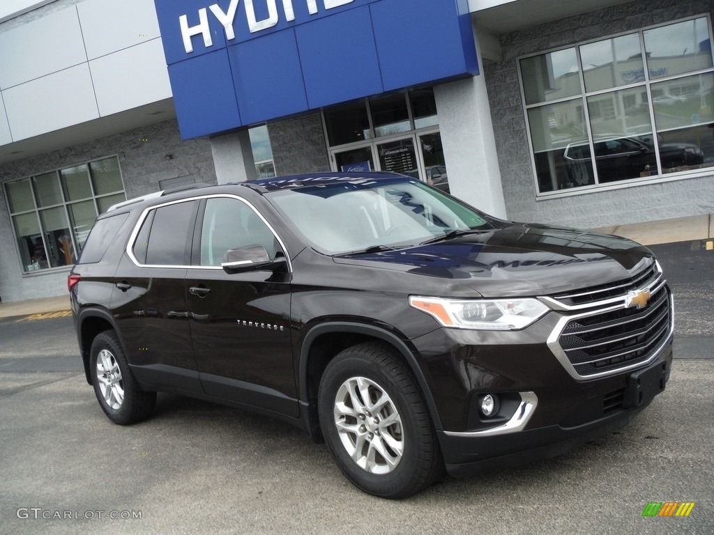 2018 Traverse LT AWD - Sable Brown Metallic / Jet Black photo #1