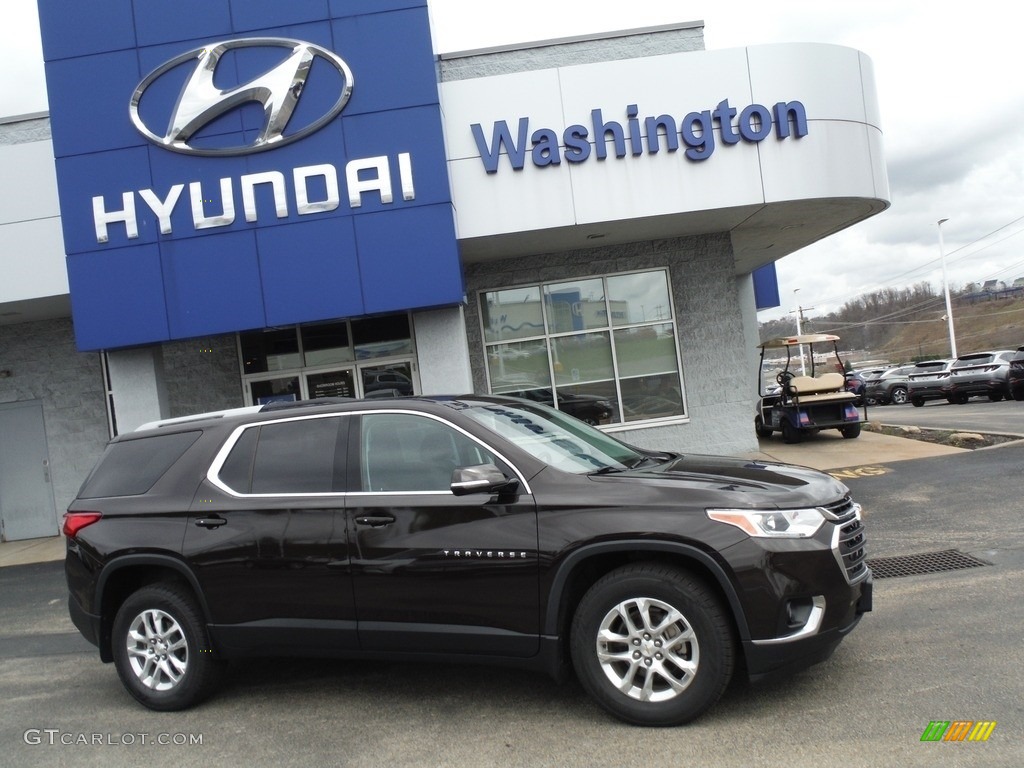 2018 Traverse LT AWD - Sable Brown Metallic / Jet Black photo #2