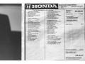 2022 Honda Pilot Sport Window Sticker