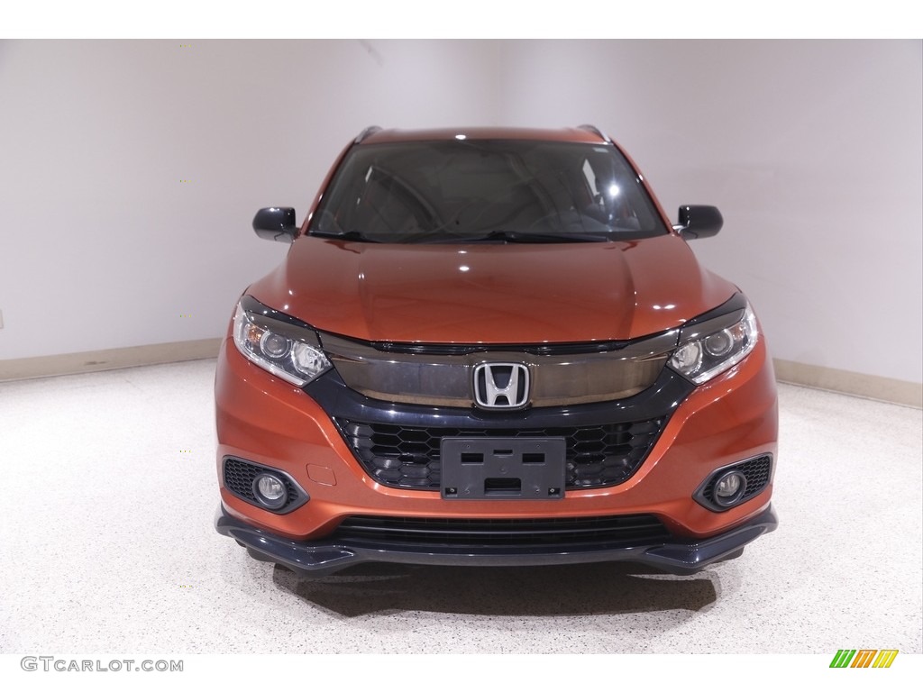 2019 HR-V Sport AWD - Orangeburst Metallic / Black photo #2