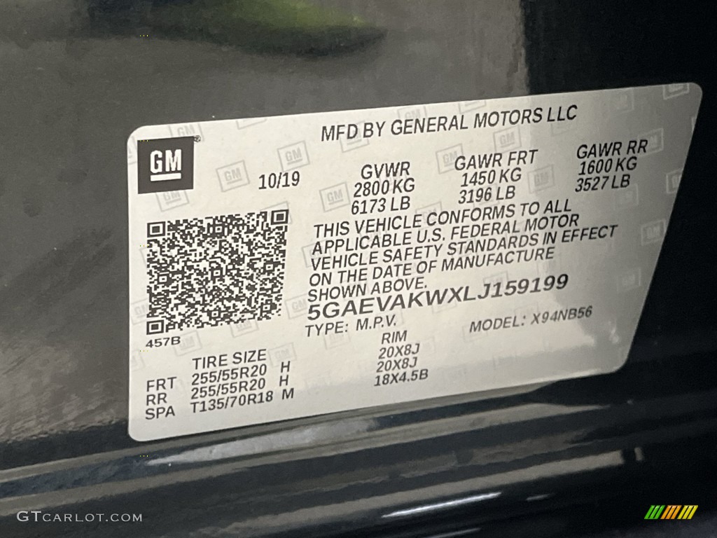 2020 Enclave Essence AWD - Dark Slate Metallic / Dark Galvinized/Ebony photo #35