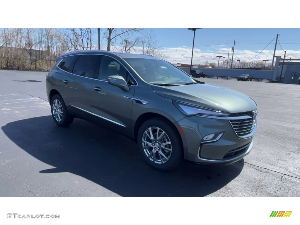 2022 Enclave Premium AWD - Sage Metallic / Dark Galvanized/Ebony photo #2