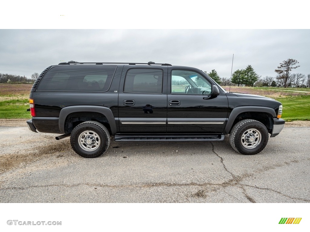 Onyx Black 2002 Chevrolet Suburban 2500 LS 4x4 Exterior Photo #144100817