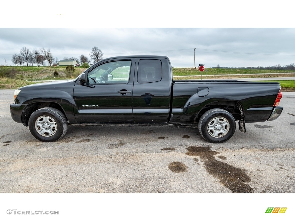 2006 Tacoma Access Cab - Black Sand Pearl / Graphite Gray photo #7