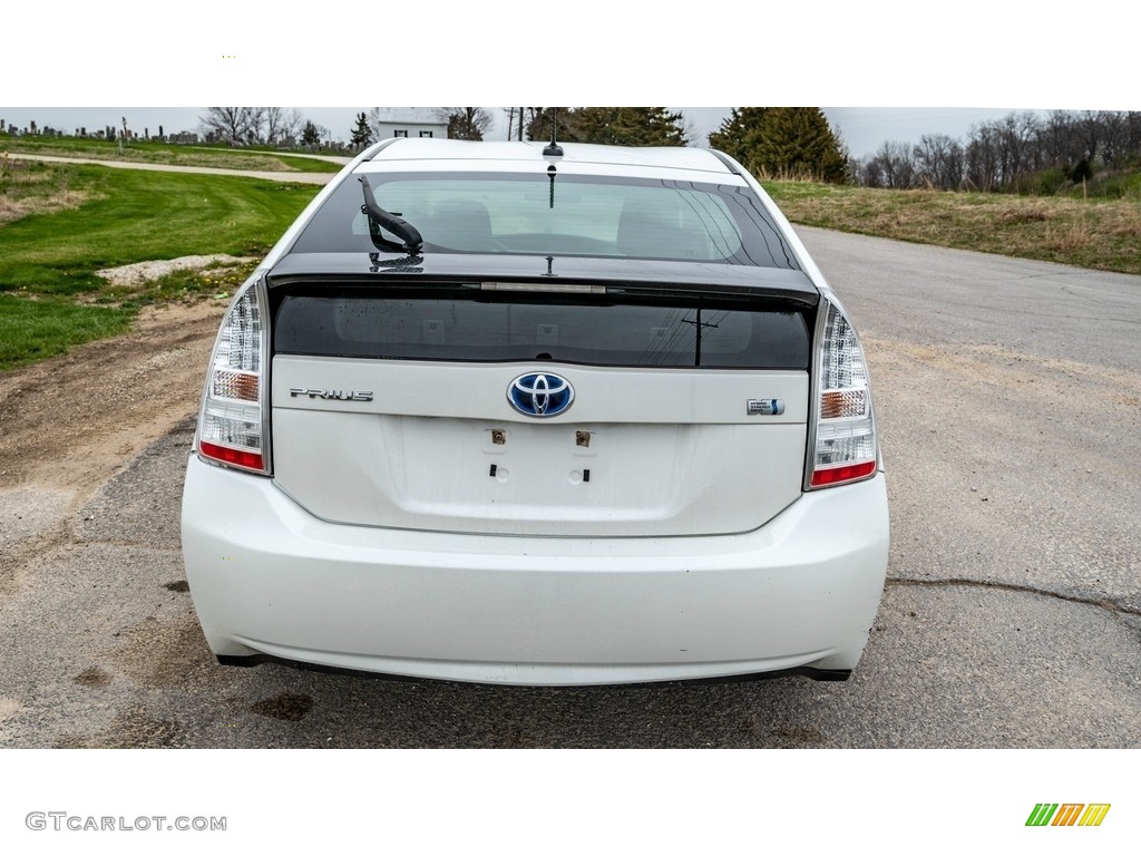 2010 Prius Hybrid II - Blizzard White Pearl / Dark Gray photo #5