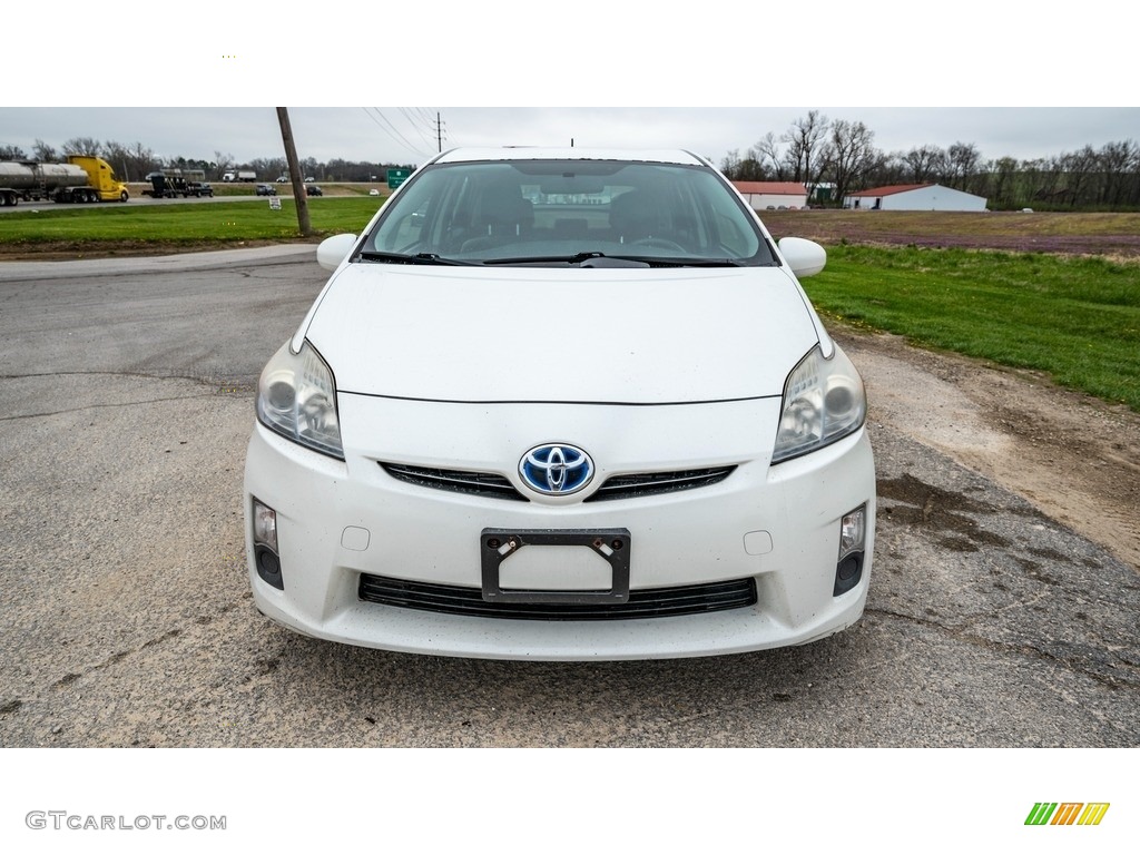 2010 Prius Hybrid II - Blizzard White Pearl / Dark Gray photo #9