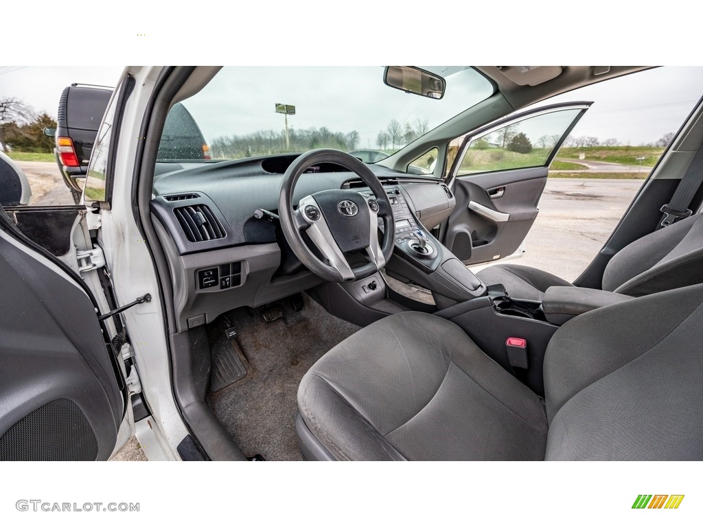 2010 Prius Hybrid II - Blizzard White Pearl / Dark Gray photo #19