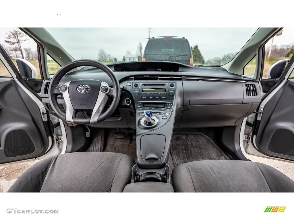 2010 Prius Hybrid II - Blizzard White Pearl / Dark Gray photo #25