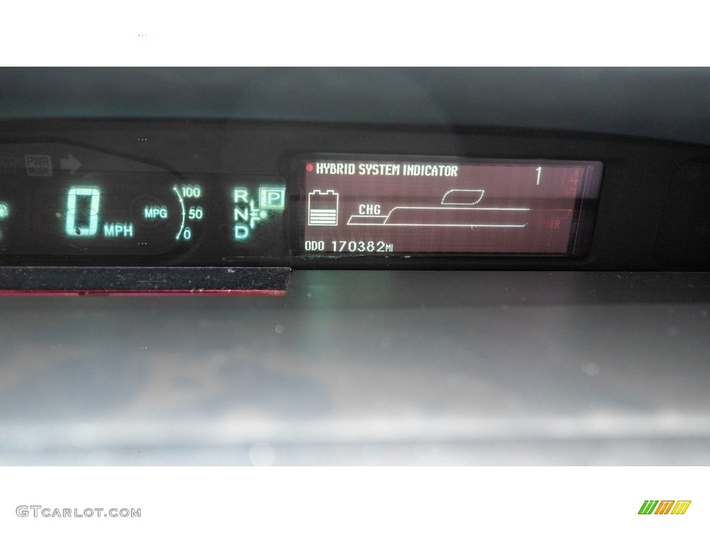 2010 Prius Hybrid II - Blizzard White Pearl / Dark Gray photo #27