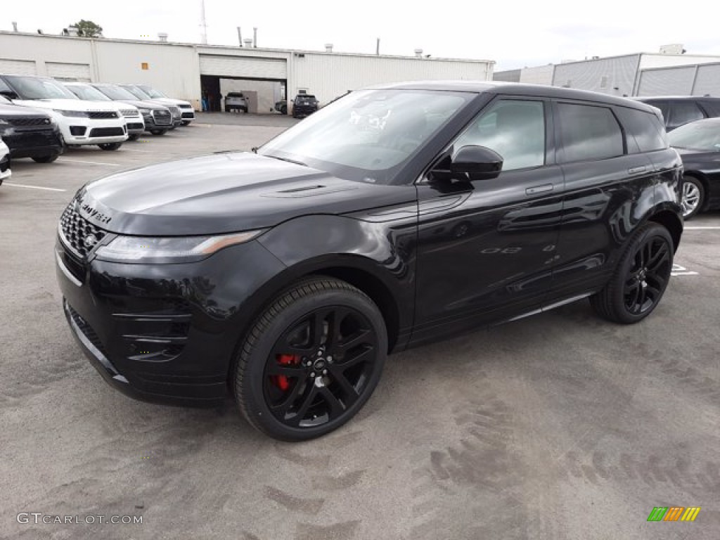 Santorini Black Metallic 2022 Land Rover Range Rover Evoque SE R-Dynamic Exterior Photo #144103386