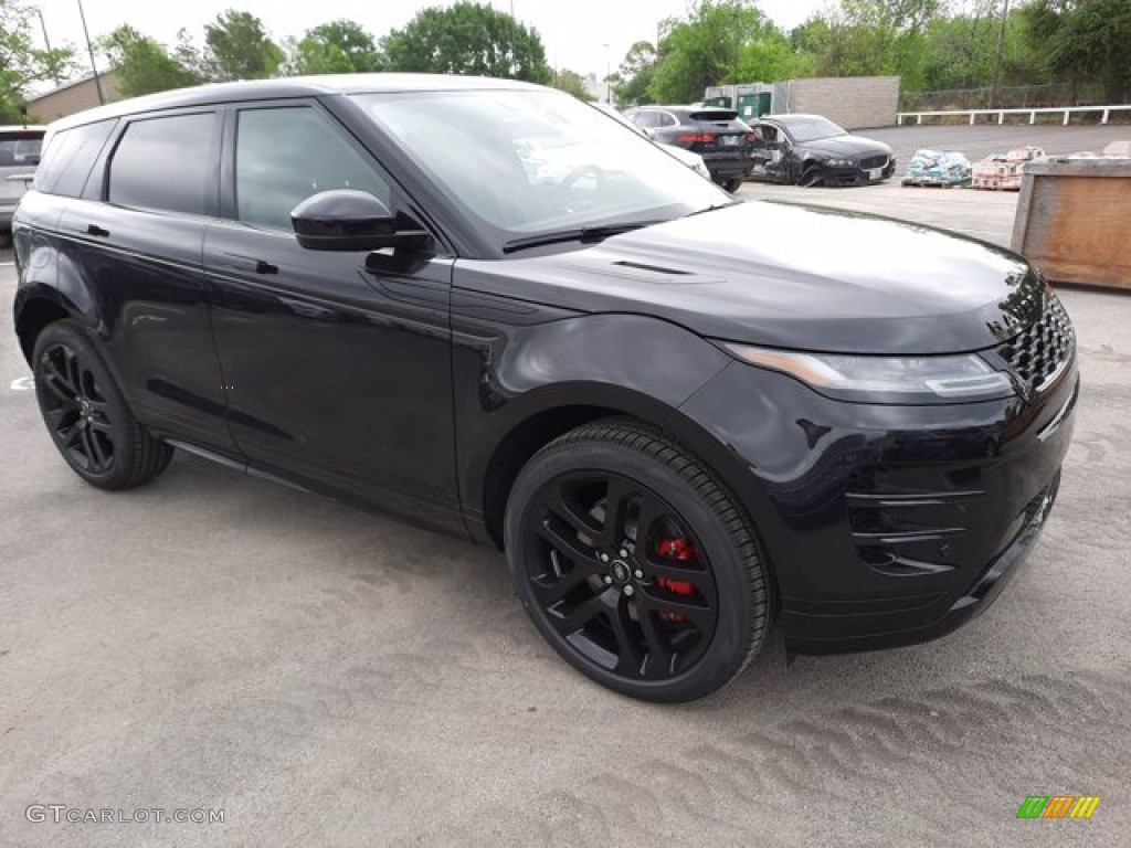 Santorini Black Metallic 2022 Land Rover Range Rover Evoque SE R-Dynamic Exterior Photo #144103629