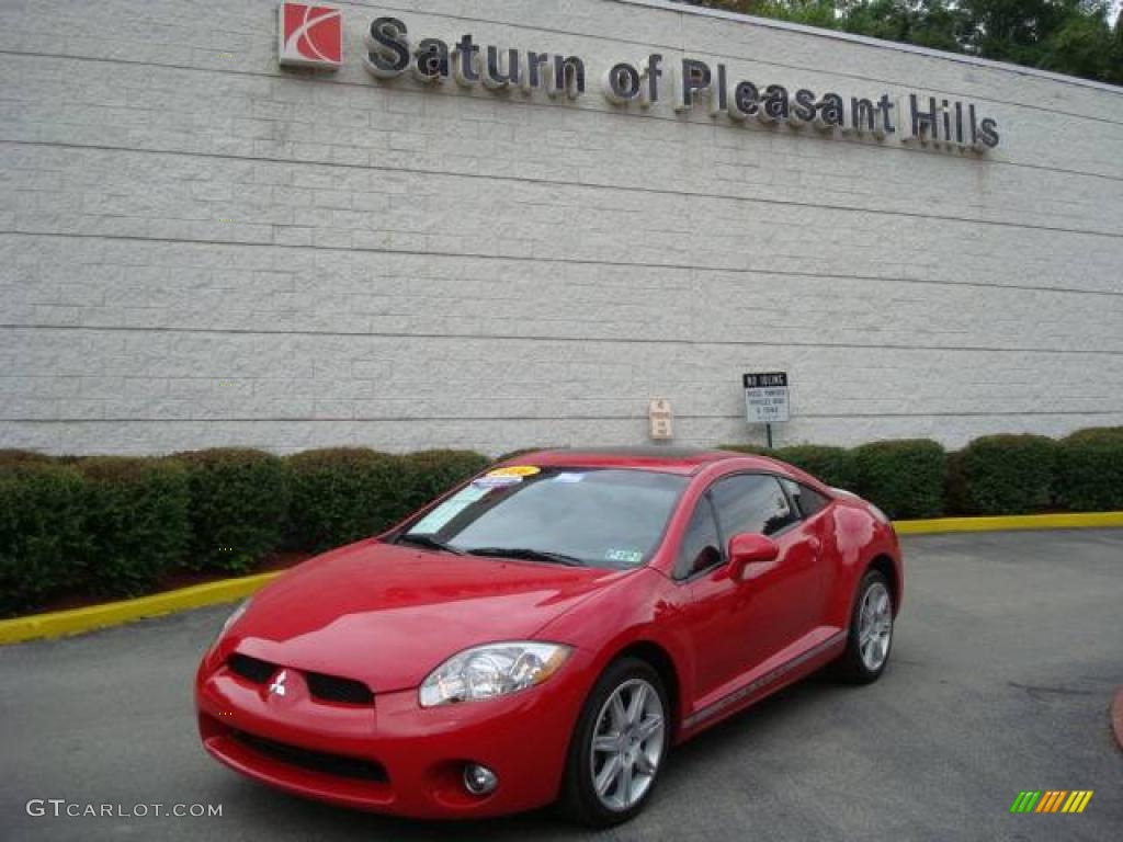2006 Eclipse GT Coupe - Pure Red / Dark Charcoal photo #1