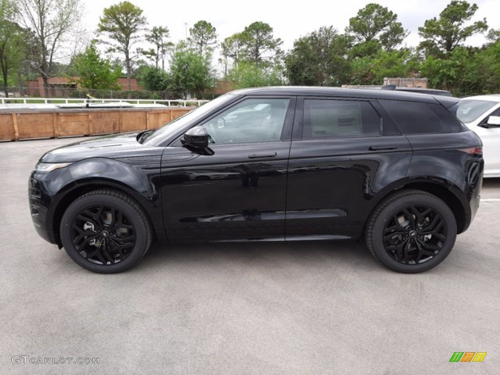 Santorini Black Metallic 2022 Land Rover Range Rover Evoque R-Dynamic S Exterior Photo #144104073