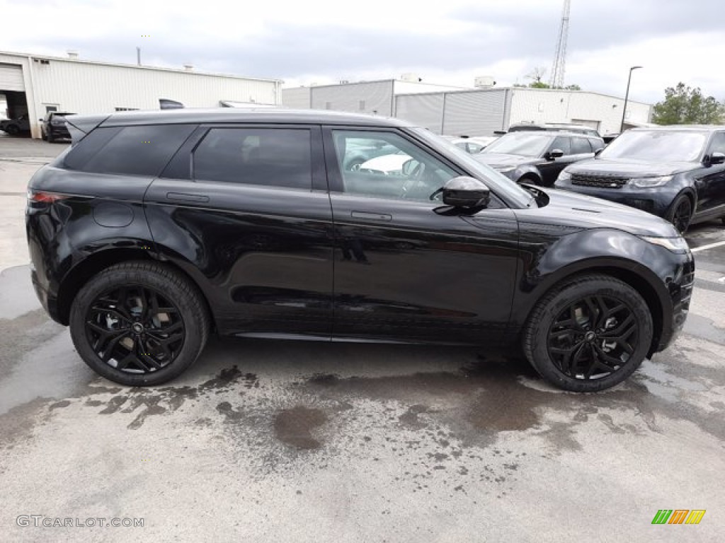 Santorini Black Metallic 2022 Land Rover Range Rover Evoque R-Dynamic S Exterior Photo #144104193