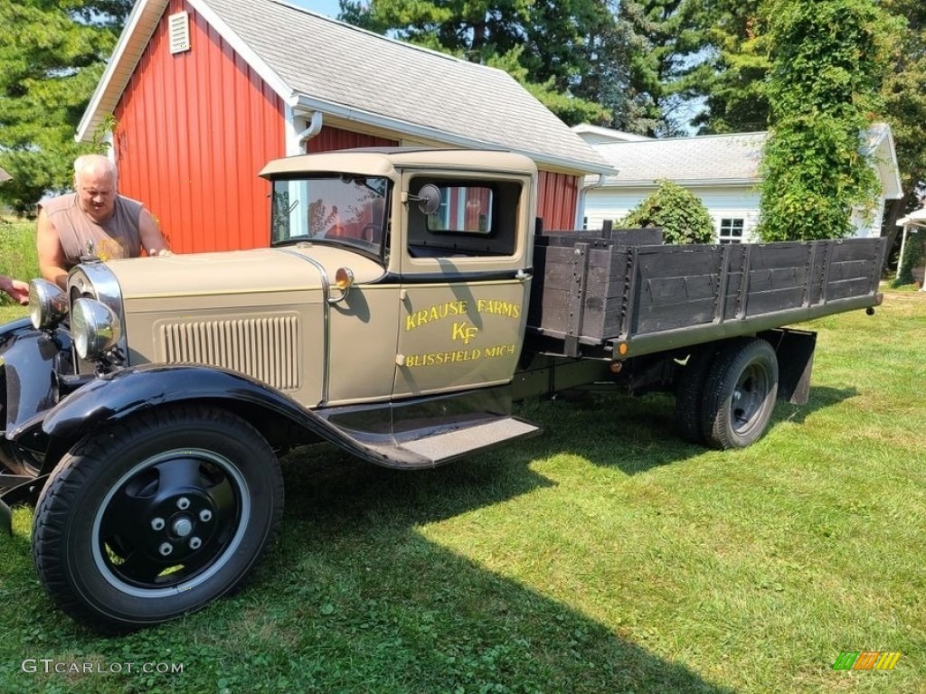 1931 Model A Delivery Truck - Army Beige / Tan photo #1