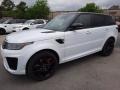 Front 3/4 View of 2022 Range Rover Sport SVR