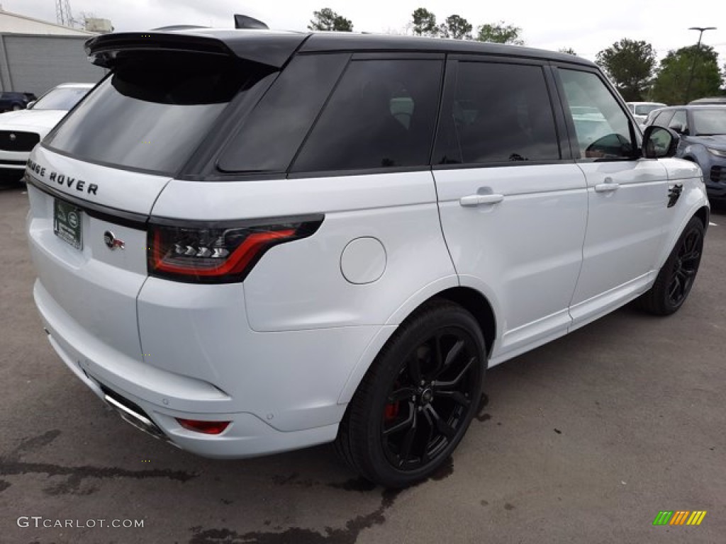 2022 Range Rover Sport SVR - Yulong White Metallic / Pimento/Ebony photo #2