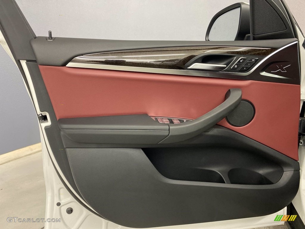 2022 BMW X3 sDrive30i Tacora Red Door Panel Photo #144105153