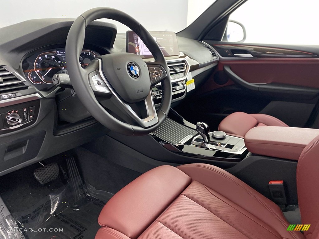 Tacora Red Interior 2022 BMW X3 sDrive30i Photo #144105204