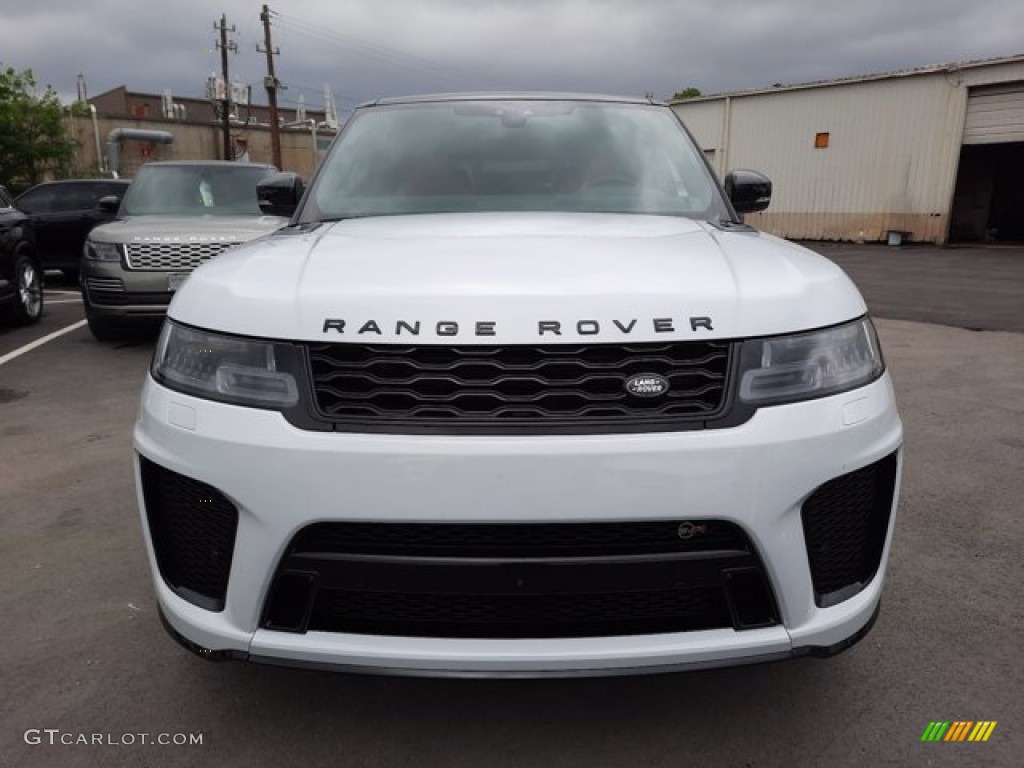 2022 Range Rover Sport SVR - Yulong White Metallic / Pimento/Ebony photo #8