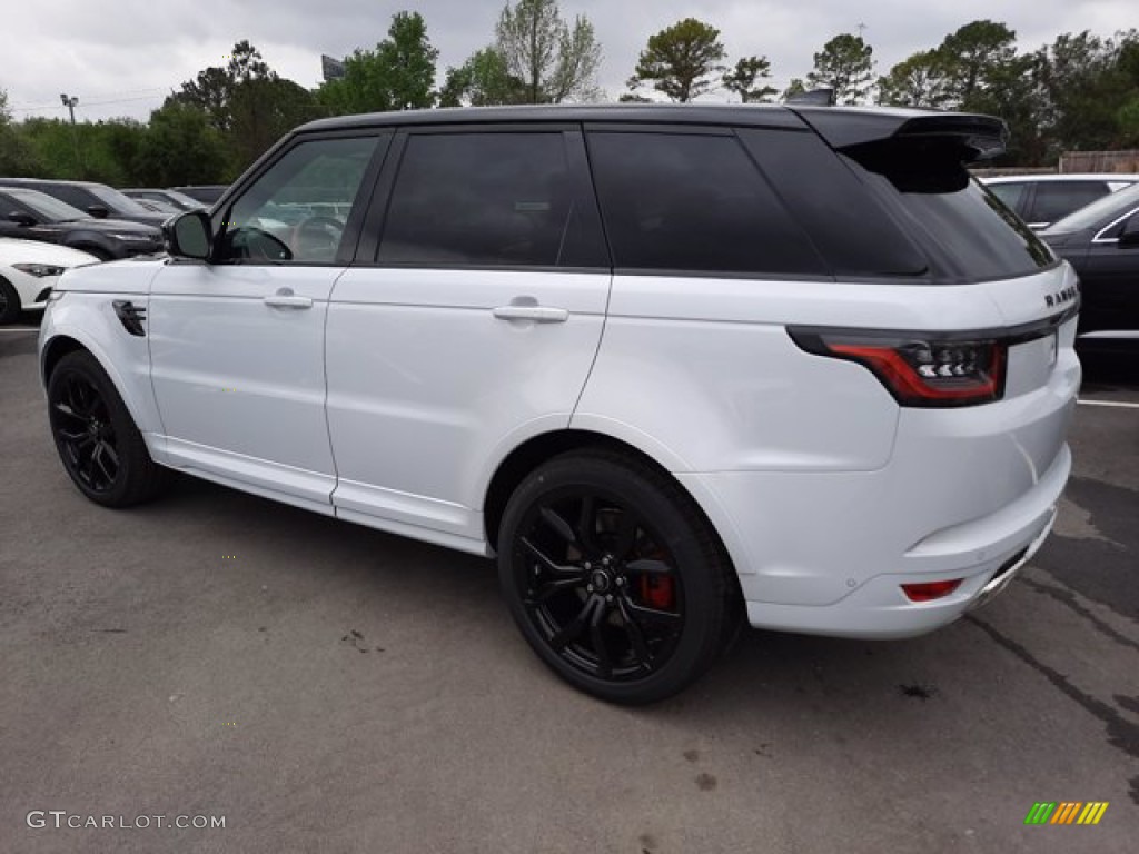 2022 Range Rover Sport SVR - Yulong White Metallic / Pimento/Ebony photo #10