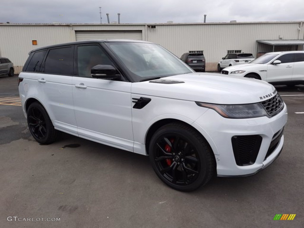 2022 Range Rover Sport SVR - Yulong White Metallic / Pimento/Ebony photo #12