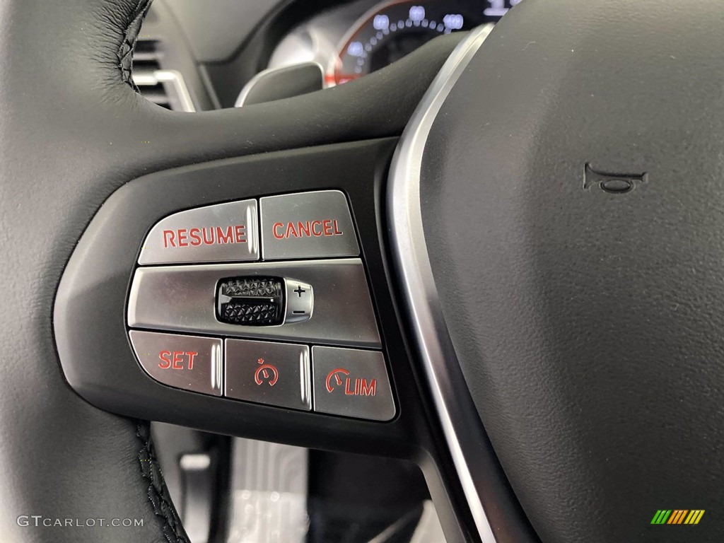 2022 BMW X3 sDrive30i Tacora Red Steering Wheel Photo #144105270