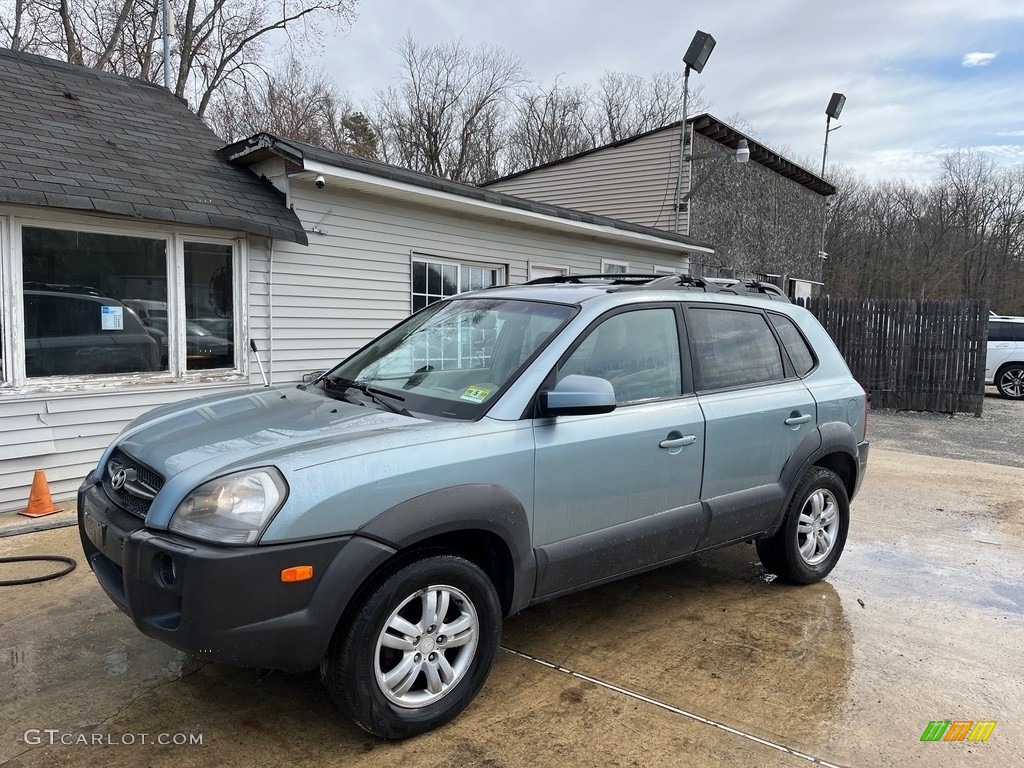 2006 Tucson GLS V6 - Sahara Silver / Gray photo #3