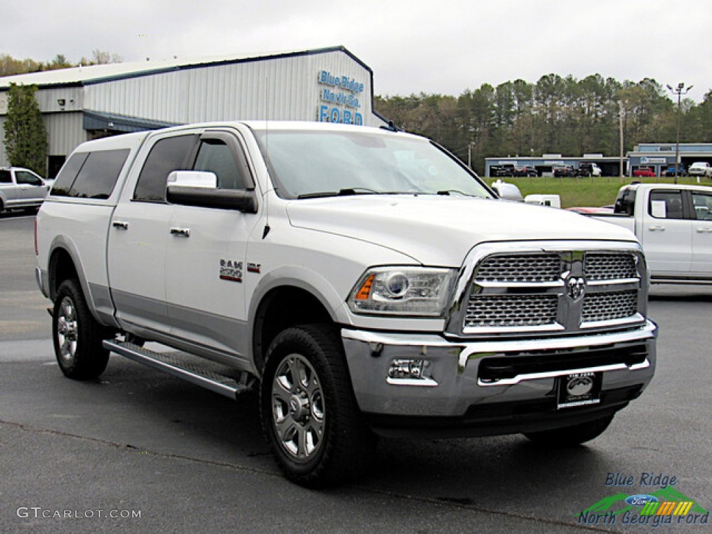 Bright White 2015 Ram 2500 Laramie Crew Cab 4x4 Exterior Photo #144106614