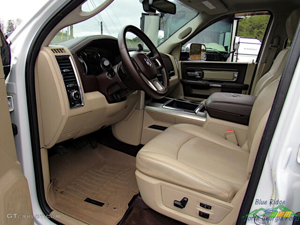 Canyon Brown/Light Frost Beige Interior 2015 Ram 2500 Laramie Crew Cab 4x4 Photo #144106638