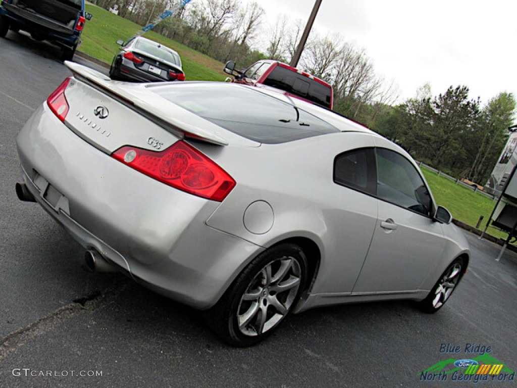 2003 G 35 Coupe - Brilliant Silver Metallic / Graphite photo #23