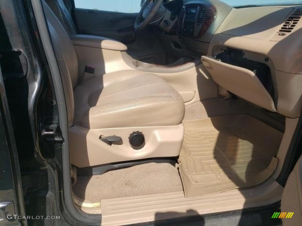 1998 Expedition XLT 4x4 - Black / Medium Prairie Tan photo #2