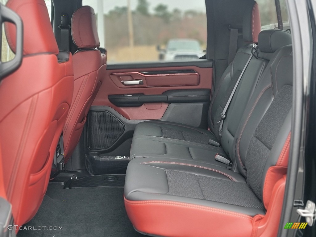 Black Interior 2022 Ram 1500 Rebel Crew Cab 4x4 Photo #144107956