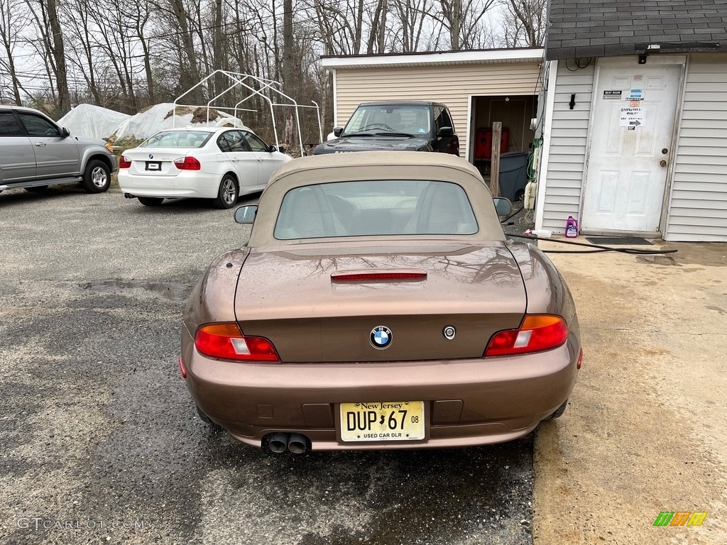 2000 Z3 2.3 Roadster - Impala Brown Metallic / Beige photo #8