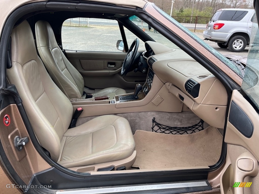 Beige Interior 2000 BMW Z3 2.3 Roadster Photo #144109516