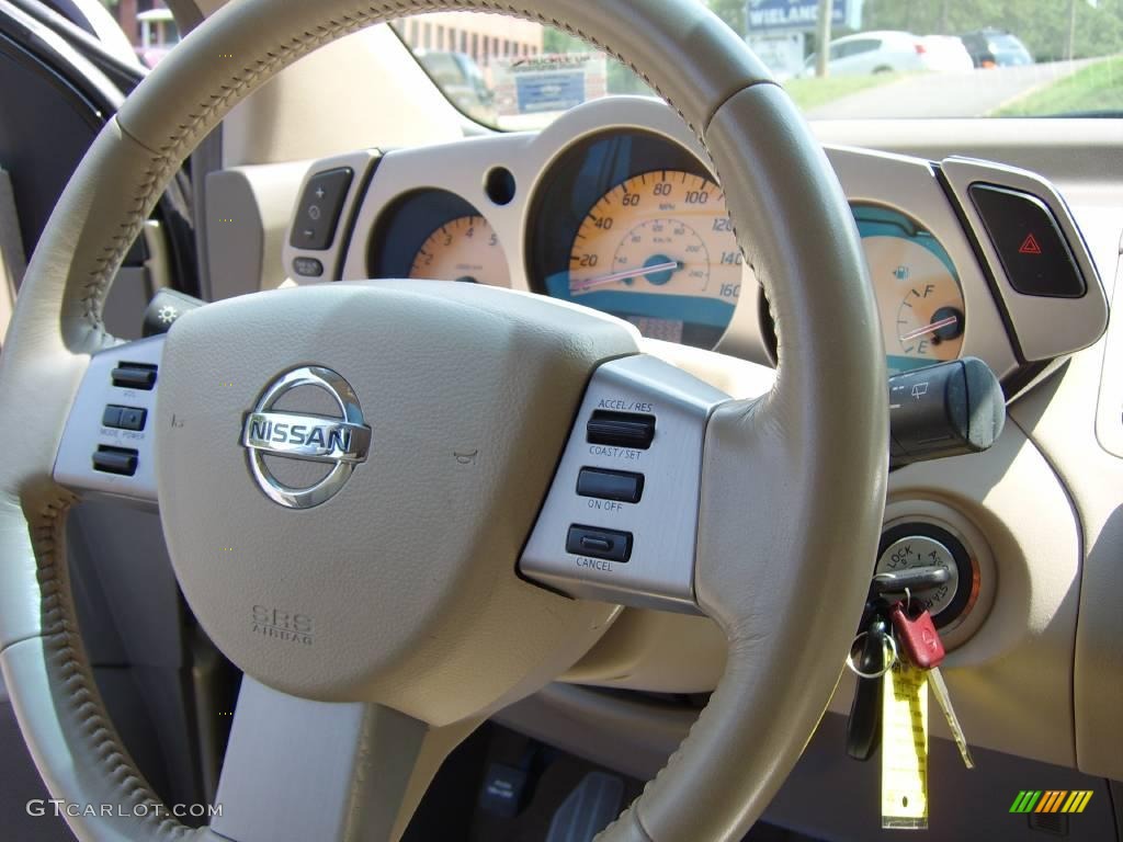 2003 Murano SL AWD - Luminous Gold Metallic / Cafe Latte photo #27