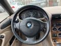 2000 BMW Z3 Beige Interior Steering Wheel Photo