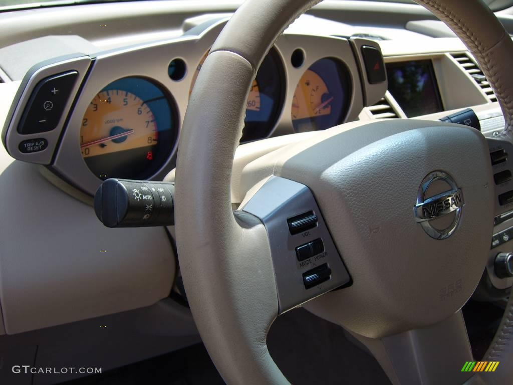 2003 Murano SL AWD - Luminous Gold Metallic / Cafe Latte photo #30