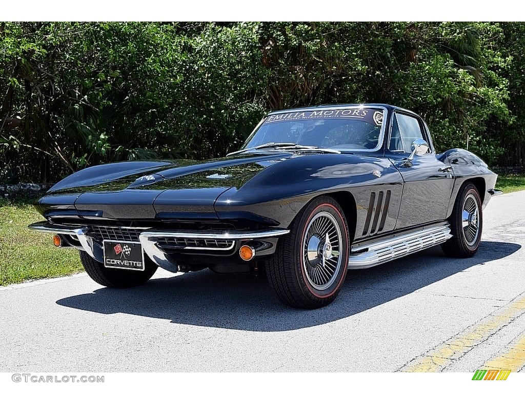 1966 Corvette Sting Ray Coupe - Tuxedo Black / Black photo #8