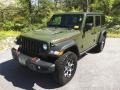 2021 Sarge Green Jeep Wrangler Unlimited Rubicon 4x4  photo #2