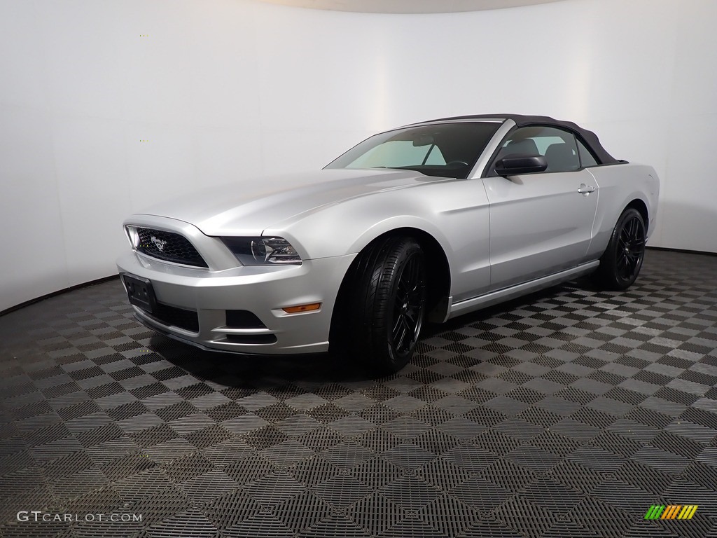 2014 Mustang V6 Convertible - Ingot Silver / Charcoal Black photo #7