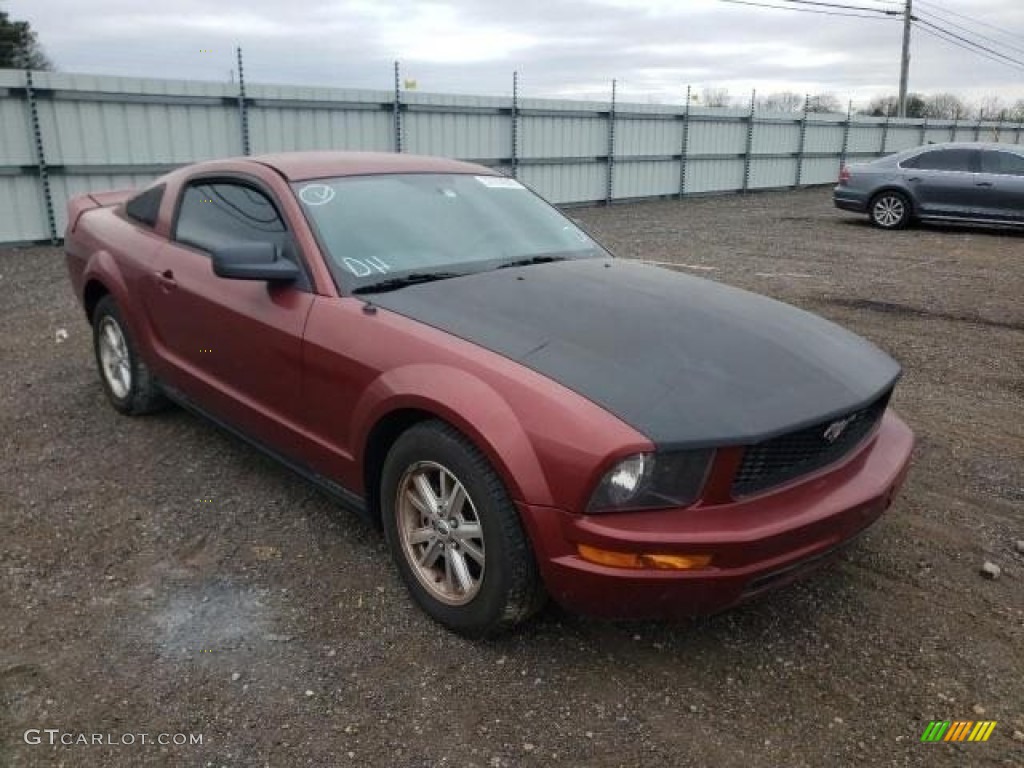 2006 Mustang V6 Premium Coupe - Redfire Metallic / Light Graphite photo #1