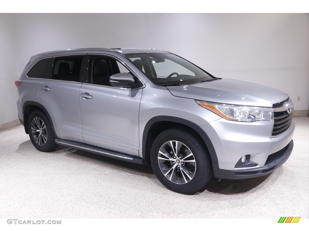 2016 Highlander XLE - Silver Sky Metallic / Black photo #1