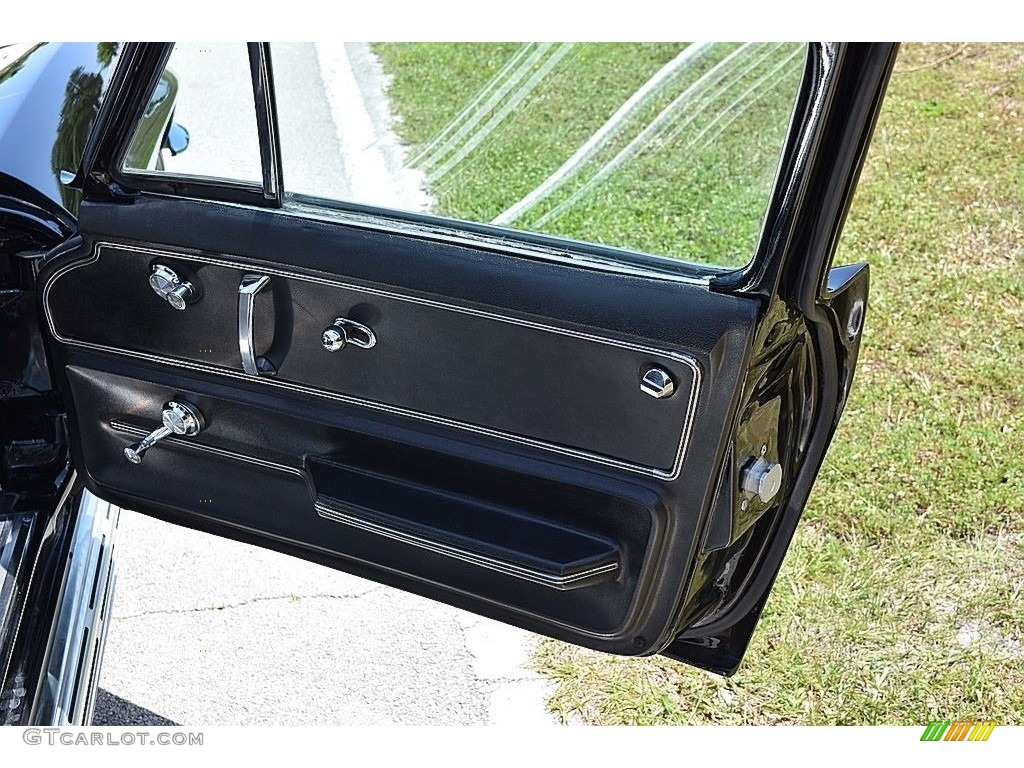 1966 Chevrolet Corvette Sting Ray Coupe Black Door Panel Photo #144112270