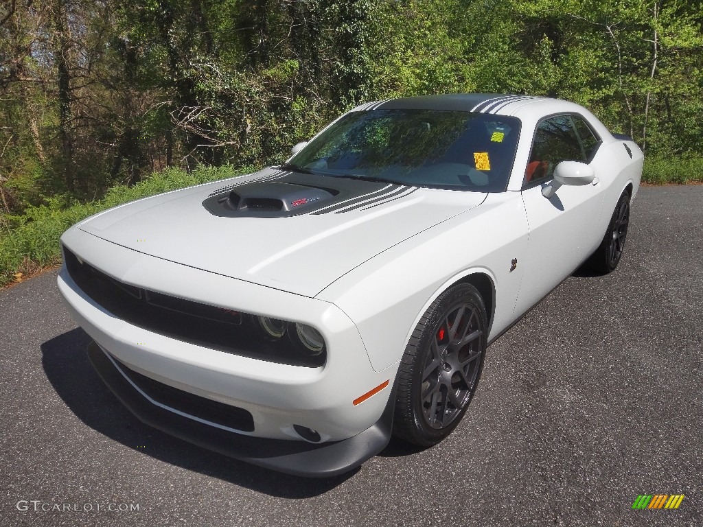 2018 Challenger 392 HEMI Scat Pack Shaker - White Knuckle / Black/Ruby Red photo #2